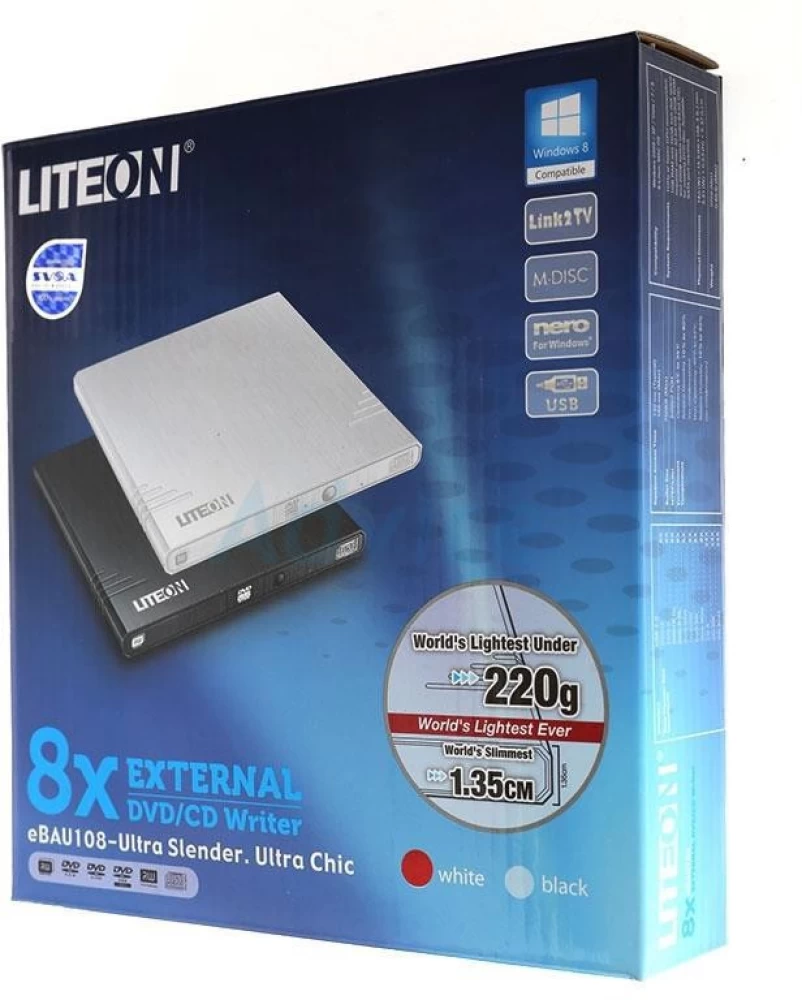 درایو DVD اکسترنال لایت آن مدل eBAU108