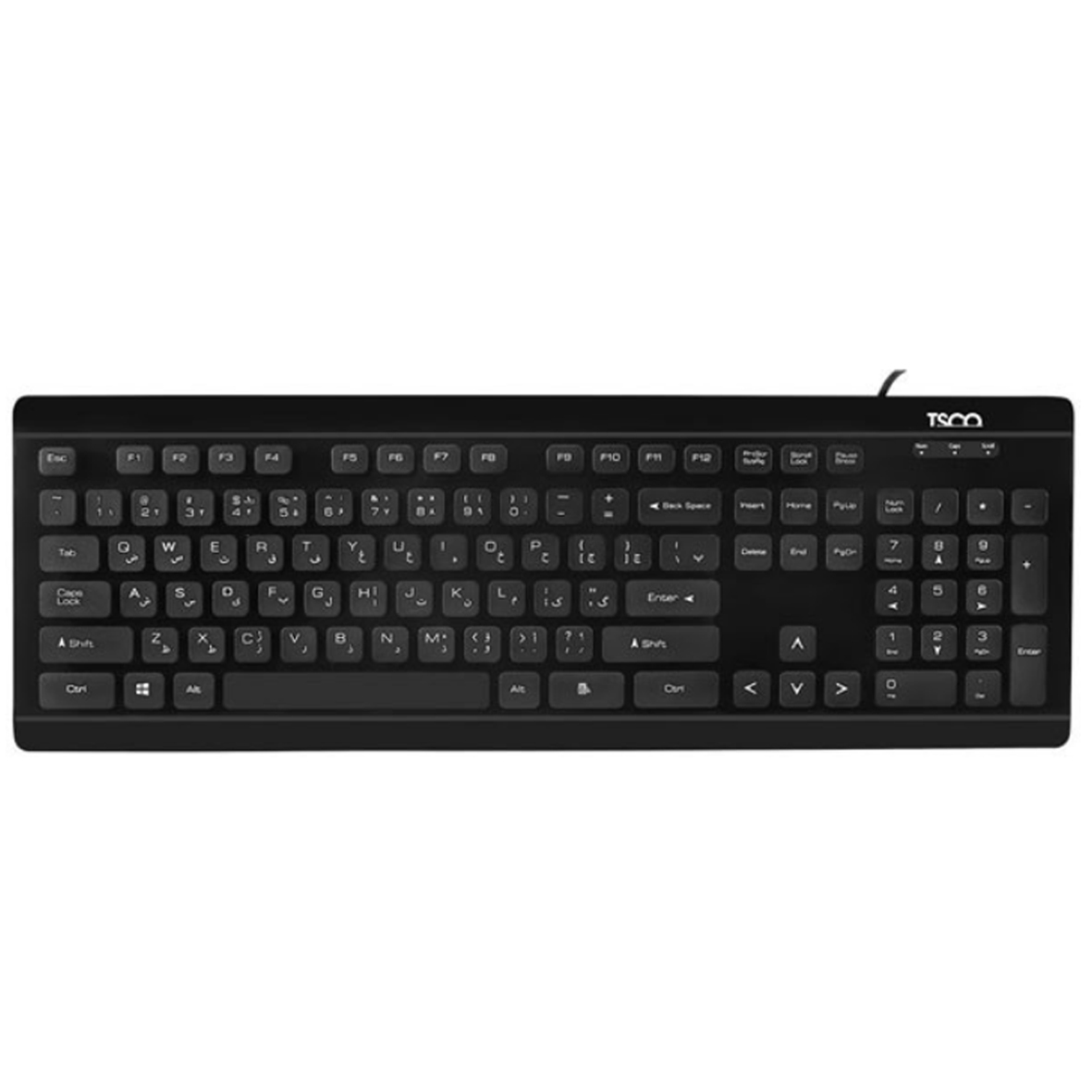 کیبورد تسکو مدل TK 8032 با حروف فارسی